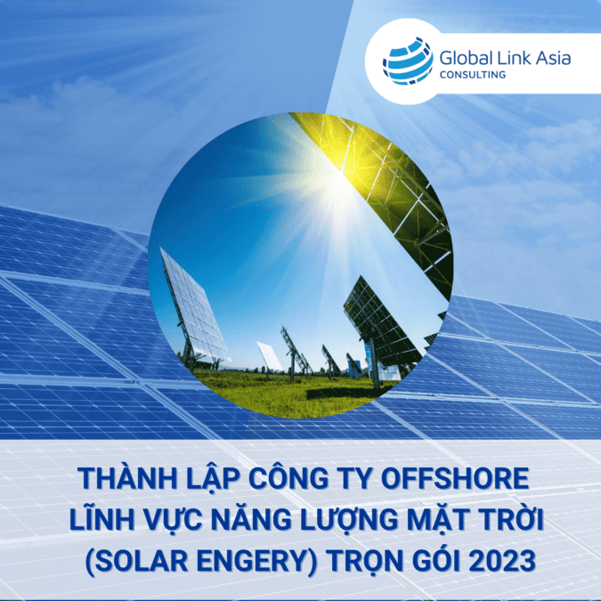 Mở công ty offshore kinh doanh năng lượng mặt trời